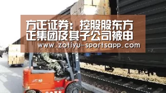 方正证券:控股股东方正集团及其子公司被申请合并重整_中欧体育官网登录入口(图3) 中欧体育app官方下载
